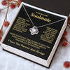 Soulmate Meeting You Was Fate - Love Knot Necklace - Christmas Gift Idea For Your Soulmate