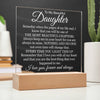 To My Beautiful Daughter - Beautiful Chapters - Acrylic Lamp