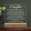 To My Beautiful Daughter - Beautiful Chapters - Acrylic Lamp