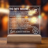 Mom For All The Times - Square Acrylic Plaque - Mother's Day Gift