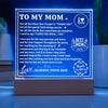 Mom For All The Times - Square Acrylic Plaque - Mother's Day Gift