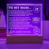 Mom For All The Times - Square Acrylic Plaque - Mother's Day Gift