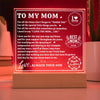 Mom For All The Times - Square Acrylic Plaque - Mother's Day Gift