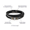 Son Remember To Be Awesome, Men's "Love You Forever" Bracelet, Christmas Gift Idea For Son