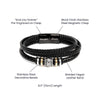 Men's "Love You Forever" Bracelet, Dad Love And Guidance, Best Gift For Dad