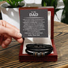 Men's "Love You Forever" Bracelet, Dad Heart Of Gold, Father's Day Gift For Dad