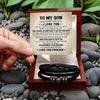 Son Remember To Be Awesome, Men's "Love You Forever" Bracelet, Christmas Gift Idea For Son