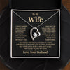 Wife Feel My Love - Forever Love Necklace - Romantic Gift Idea For Wife