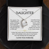 Daughter You Make Me Proud - Best Gift For Daughter - Forever Love Necklace