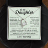 Daughter Never Lose - Forever Love Necklace - Best Gift For Daughter From Dad