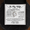 To My Wife Forever Together, Forever Love Necklace, Special Gift For Your Wife