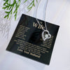 Wife Feel My Love - Forever Love Necklace - Romantic Gift Idea For Wife