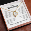 Soulmate I Love You More - Forever Love Necklace - Christmas Gift For Soulmate