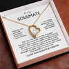 Soulmate My Heart Happy - Forever Love Necklace - A Heart Melting Gift