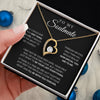 Soulmate I'll Be With You Forever, Forever Love Necklace, Anniversary Gift For Her