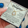 Daughter Never Lose - Forever Love Necklace - Best Gift For Daughter From Dad