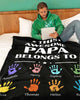 Personalized Name Blanket, This Awesome Papa, Father's Day Gift