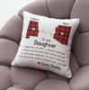 Pillow Hope And Love And Light - Personalized Pillow - Gift For Family Members - Couples Gift Idea