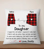 Pillow Hope And Love And Light - Personalized Pillow - Gift For Family Members - Couples Gift Idea