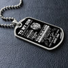 Son Never Forget That I Love You | Best Gift From Dad | Dog Tag Necklace For Son