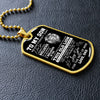 Son Never Forget That I Love You | Best Gift From Dad | Dog Tag Necklace For Son