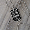 Son Never Forget That I Love You | Best Gift From Dad | Dog Tag Necklace For Son