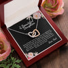 To My Daughter Never Forget I Love You | Best Gift From Dad | Interlocking Hearts necklace