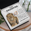 To My Daughter | This Old Lion | Interlocking Hearts necklace Christmas Birthday Gifts