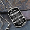 To My Daughter Gift From Dad | Never Forget How Much I Love You | Dog Tag Necklace