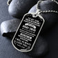 Son Never Feel You Are Alone, Dog Tag Necklace Meaning Message, 18k Yellow Gold Gift For Son From Dad, Best Christmas Birthday Gift Ideas