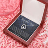 To My Beautiful Wife - The Beat Of My Heart - Forever Love Necklace