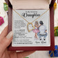 Daughter I'll Always Be With You, Forever Love Necklace, Perfect Gift For Daughter From Dad