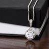 To My Mom - We're Always Connected By Heart, Eternal Hope Necklace Gift for Mom