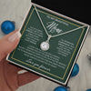 To My Mom - We're Always Connected By Heart, Eternal Hope Necklace Gift for Mom
