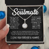 To My Beautiful Soulmate - My Missing Piece - Eternal Hope Necklace - Christmas Gift Idea