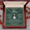 To My Mom - We're Always Connected By Heart, Eternal Hope Necklace Gift for Mom