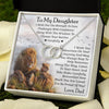 Daughter Listen To Your Heart, Perfect Pair Necklace, Gift For Daughter From Dad, Christmas Gift Idea