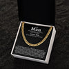 To My Man - My Choice - Cuban Link Chain Necklace