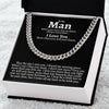 To My Man - My Choice - Cuban Link Chain Necklace