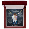 To My Daughter - Believe In Yourself - Alluring Beauty Necklace