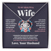 To My Beautiful Wife - You Are My Queen Forever - Love Knot Necklace