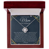 To My Beautiful Mom - Thank You - Love Knot Necklace