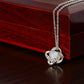 To My Daughter - You Make Me Proud In So Many Ways - Love Knot Necklace Gift