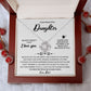 To My Daughter - You Make Me Proud In So Many Ways - Love Knot Necklace Gift