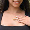 To My Gorgeous Wife, I Married You, Interlocking Hearts Necklace, Romantic Gift For Her