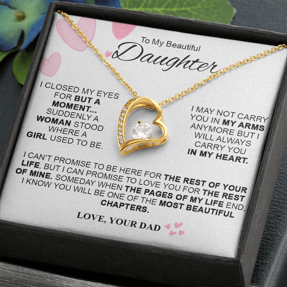 Daughter Gift | Necklace from Mom, To my Beautiful Daughter, Birthday, –  ByDanielsDesigns